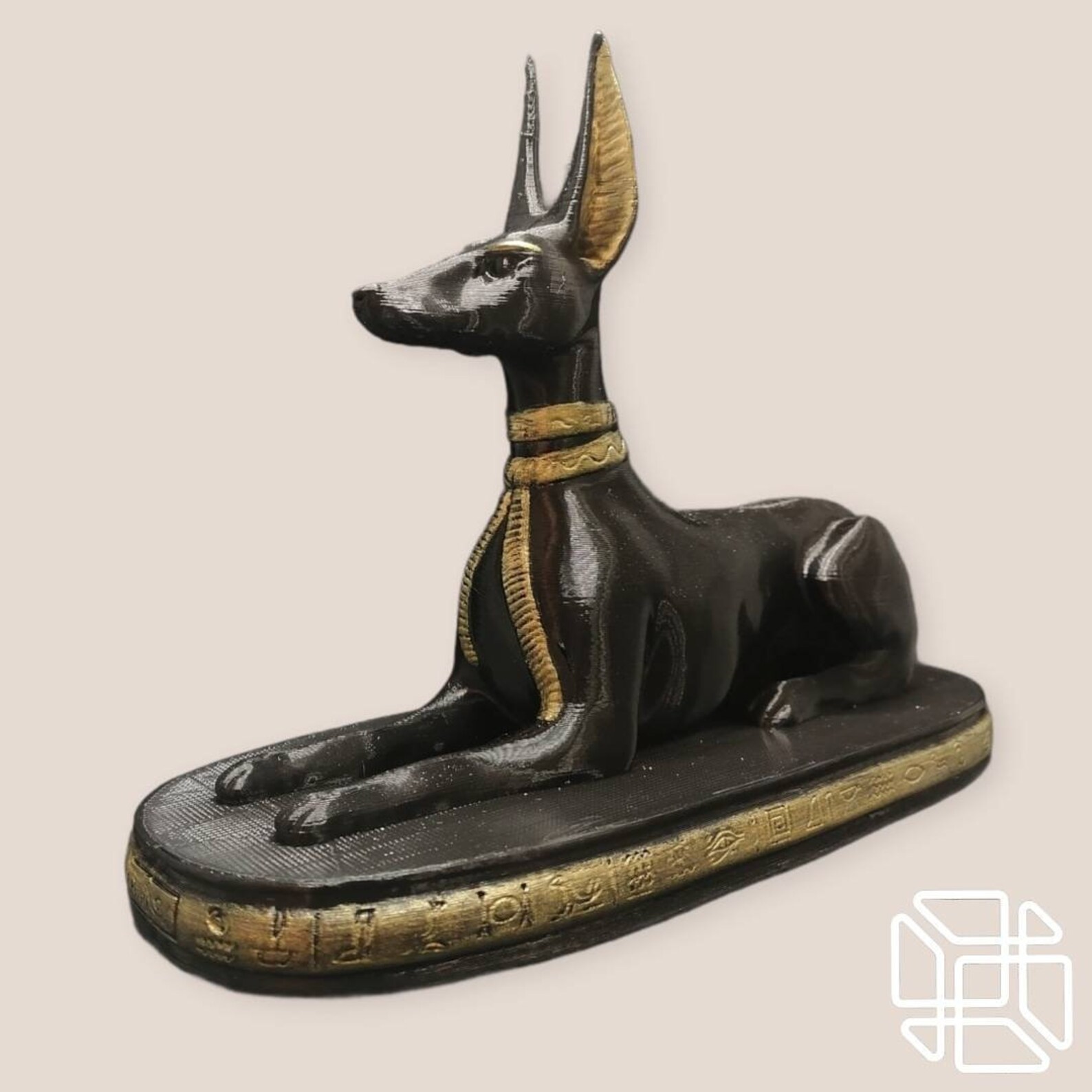 3DD0092 ANUBIS EGYPTIAN GOD Museum Artifact 3D Printed Etsy