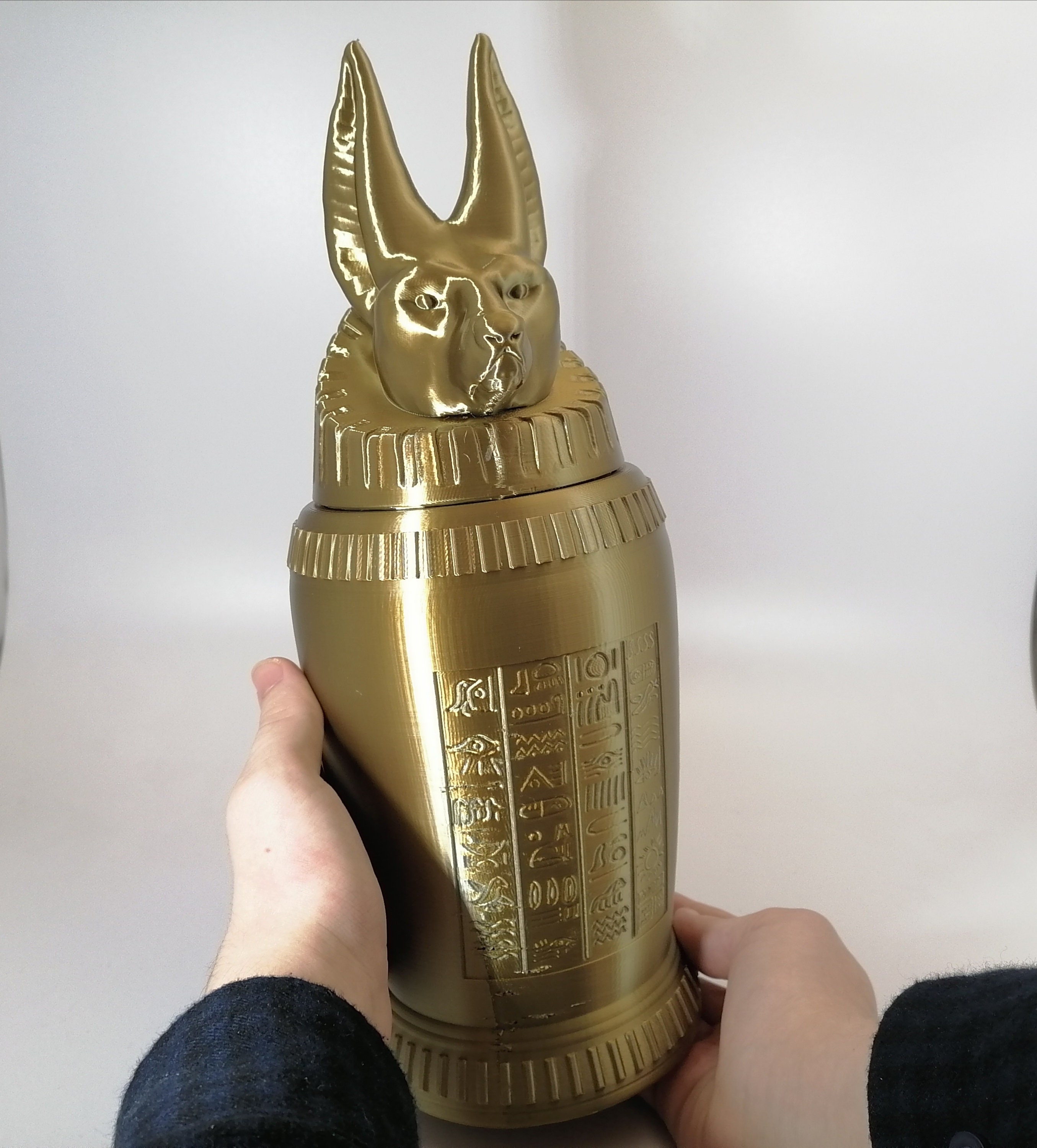 Large ANUBIS CANOPIC JAR Museum Artifact 3D Printed Etsy Australia