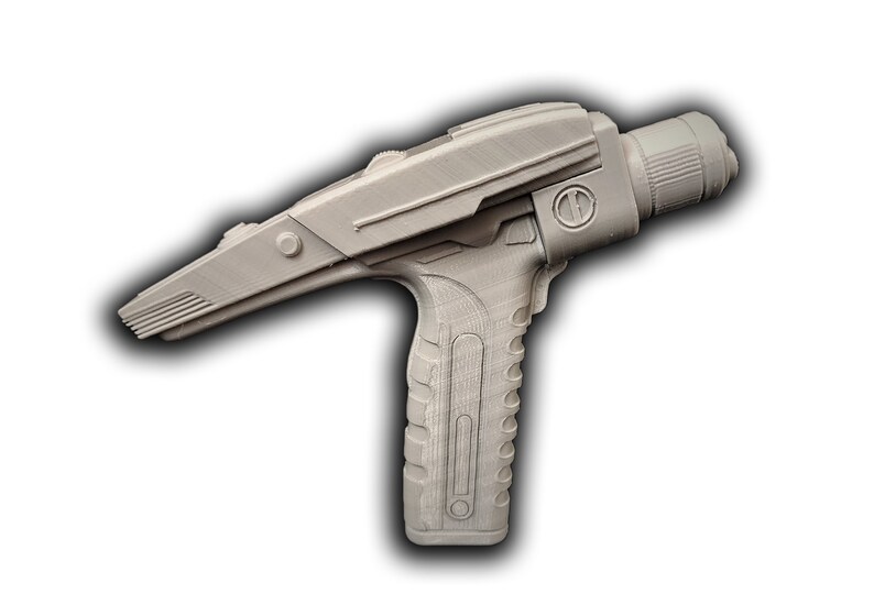 3D Printed Star Trek Discovery Replica Prop Type 2 Phaser with Movable Display