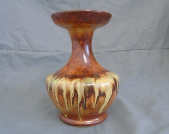 german drip glaze pottery vase