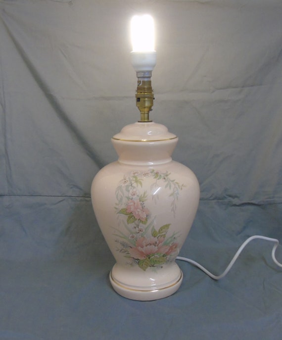 Vintage Bhs Oriental Ginger Jar Style Table Lamp Etsy