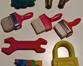 Nice vintage erasers of the 80s