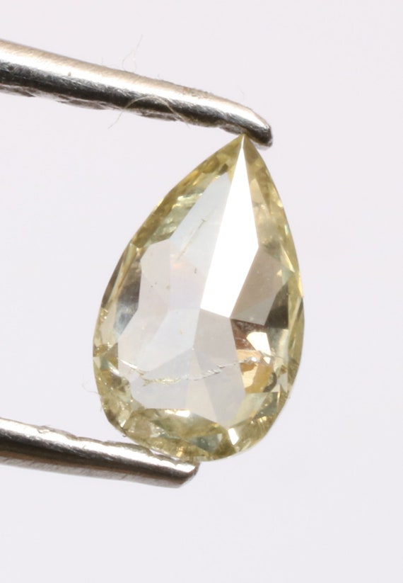 0,14 ct 4,6 X 2,9 mm naturel naturel naturel lâche sel et poivre jaune belle couleur en forme de poire diamant R1472 07d444 0,14 ct 4,6 X 2,9 mm naturel naturel naturel lâche sel et poivre jaune belle couleur en forme de poire diamant R1472 07d444