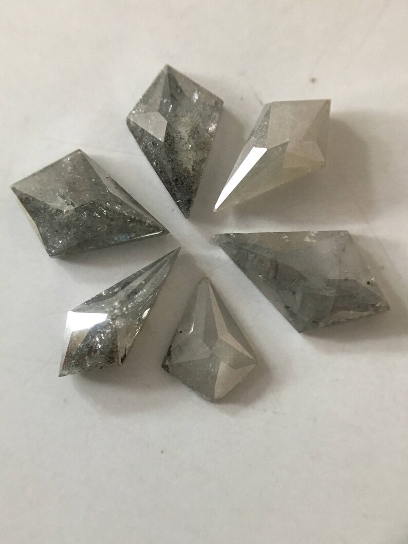 1.66 ct Natural Loose Antique Kite Shape Grey Color Diamond R69