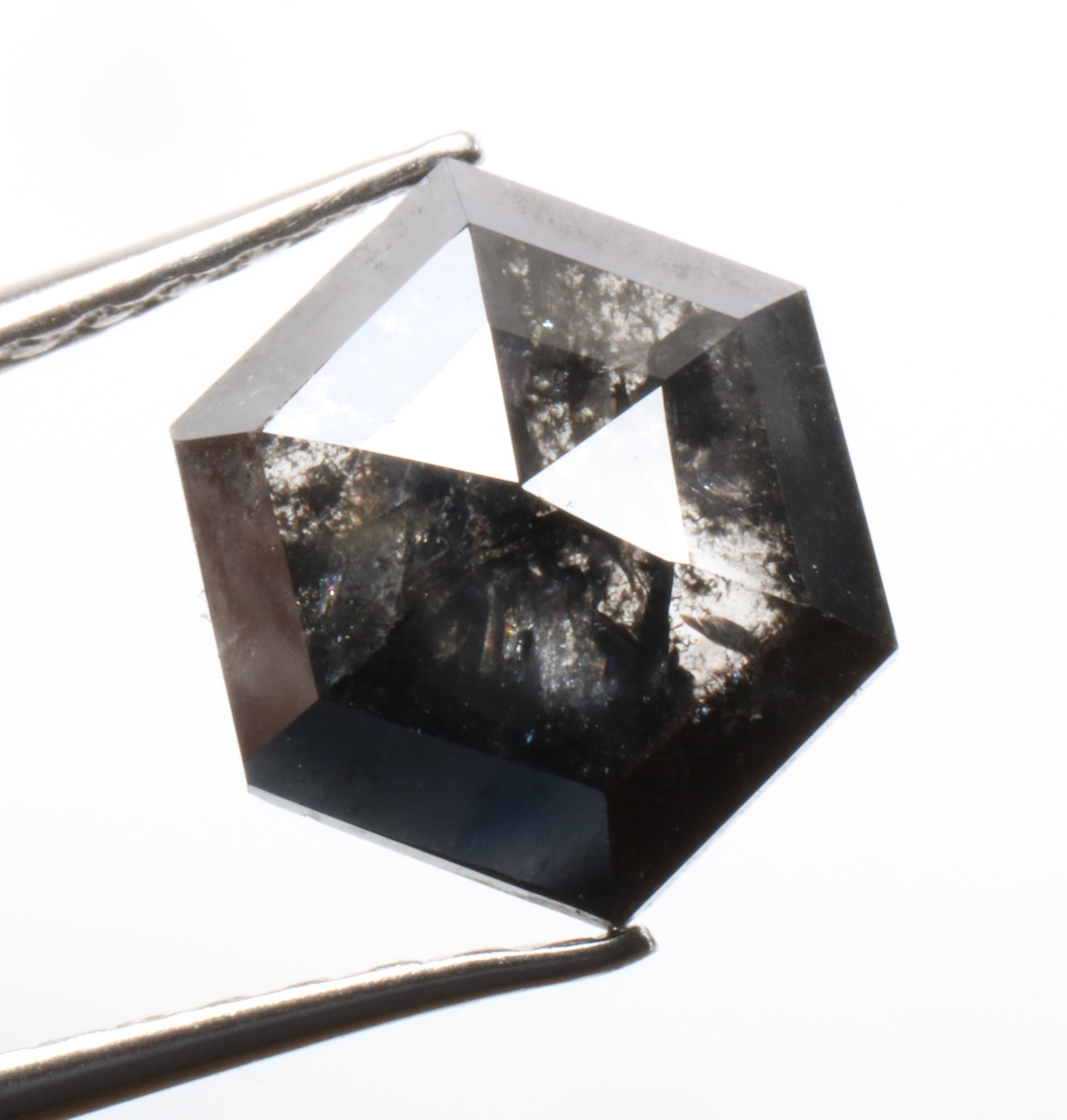 2.44 ct 9.7 X 8.0 mm Hexagon Diamond Natural loose Diamond | Etsy