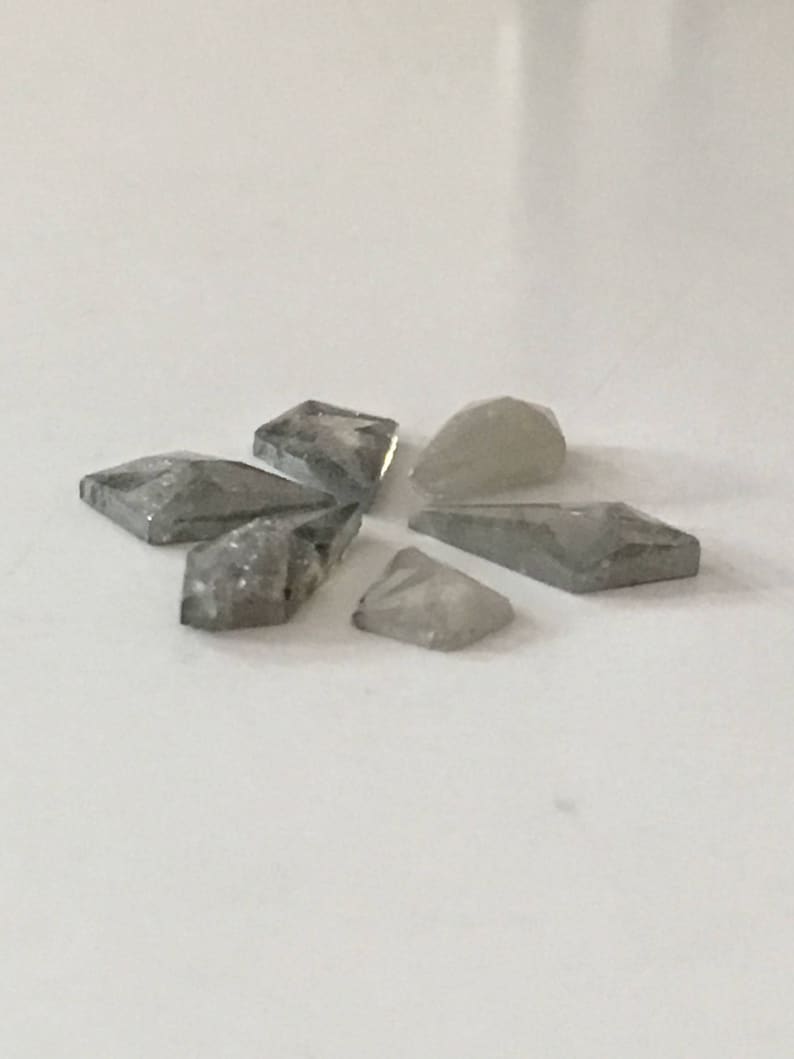 1.66 ct Natural Loose Antique Kite Shape Grey Color Diamond R69