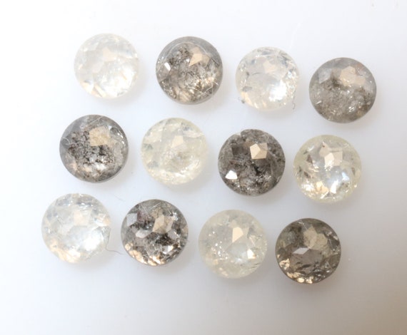 1,81 1,81 1,81 ct 3,0 mm naturel lâche sel et poivre, belle blanc/gris couleur Rose rond coupé 12pcs diamant R2239 9cc590 1,81 1,81 1,81 ct 3,0 mm naturel lâche sel et poivre, belle blanc/gris couleur Rose rond coupé 12pcs diamant R2239 9cc590