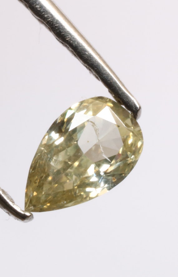 0,14 ct 4,6 X 2,9 mm naturel naturel naturel lâche sel et poivre jaune belle couleur en forme de poire diamant R1472 07d444 0,14 ct 4,6 X 2,9 mm naturel naturel naturel lâche sel et poivre jaune belle couleur en forme de poire diamant R1472 07d444