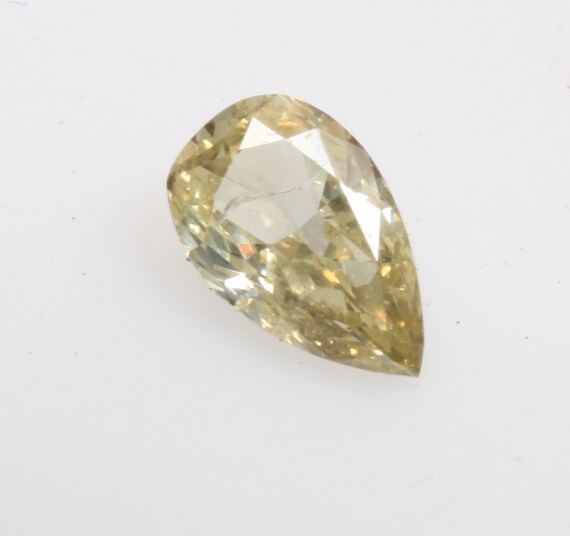 0,14 ct 4,6 X 2,9 mm naturel naturel naturel lâche sel et poivre jaune belle couleur en forme de poire diamant R1472 07d444 0,14 ct 4,6 X 2,9 mm naturel naturel naturel lâche sel et poivre jaune belle couleur en forme de poire diamant R1472 07d444
