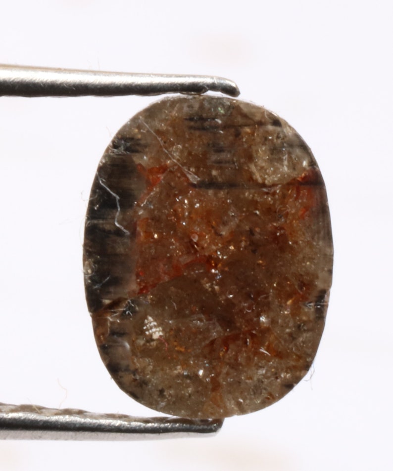 0.95 ct 7.8 x 6.1 mm Natural loose Oval shape Diamond brown color ovaldiamond for ovaldiamondring ovalpendant handmade ring jewelry R1298
