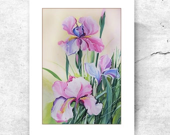 Original Art Watercolor Flowers Watercolor Painting Original painting Flowers Original Watercolor Original Aquarelle Painting Art Flowers