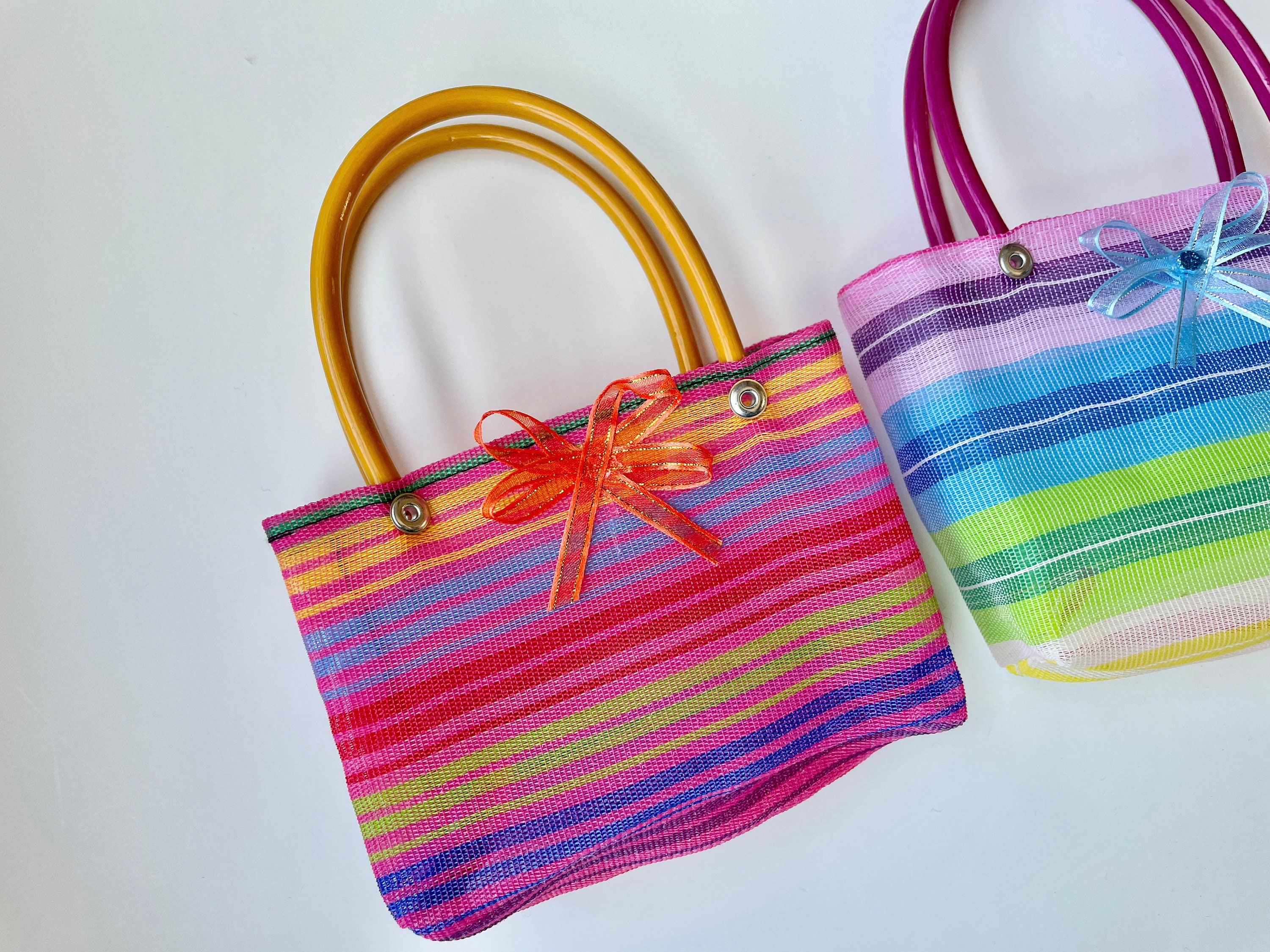 Bolsas De Diseñador Mexicano Una mini bolsa de Mercado Bolsa de Malla Mexicana Bolsa de | Etsy