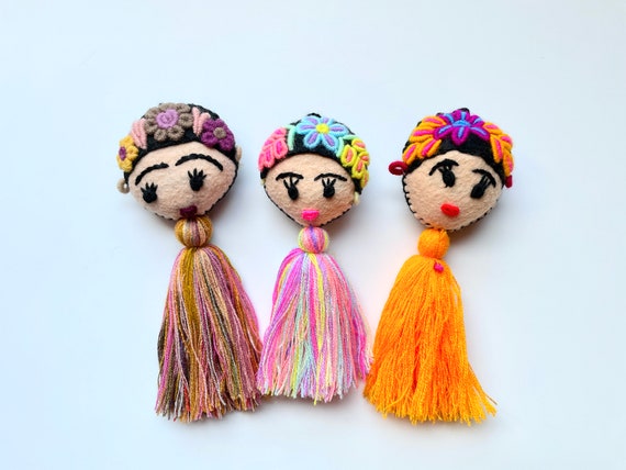Frida Felt ornament Mexican handicrafts Home Decor | Etsy