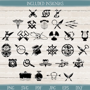 Navy Rate Insignias G-Y