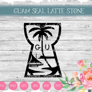 Guam Seal Latte Stone
