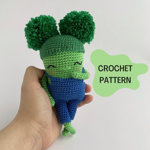 Broccoli Amigurumi Crochet Pattern - Billie the Broccoli