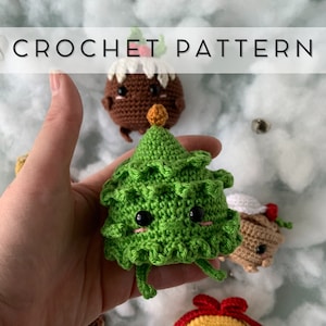 Christmas Tree Amigurumi Crochet Pattern: Holiday Decoration (PDF Pattern) - English