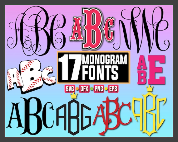 Download Monogram Svg Monogram Bundle Svg Monogram Font Svg Friends Etsy PSD Mockup Templates