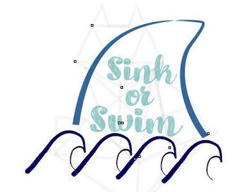 Sink Or Swim Art Etsy