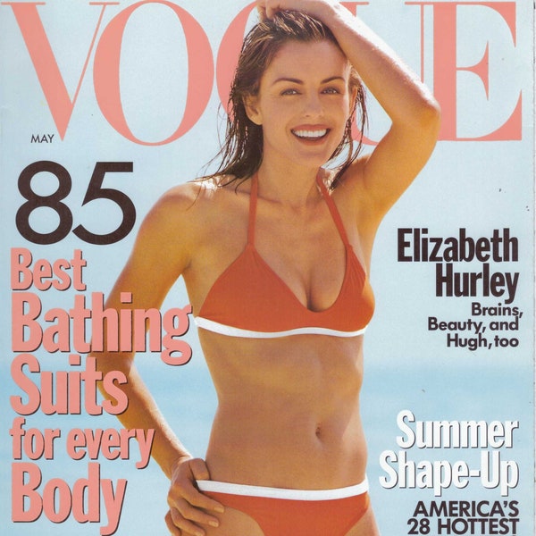 1998 Vogue May Elizabeth Hurley Julia Louis Dreyfus Venus Serena Williams Tennis Jada Pinkett Smith India Hicks  Alex Jennings Chessy Rayner