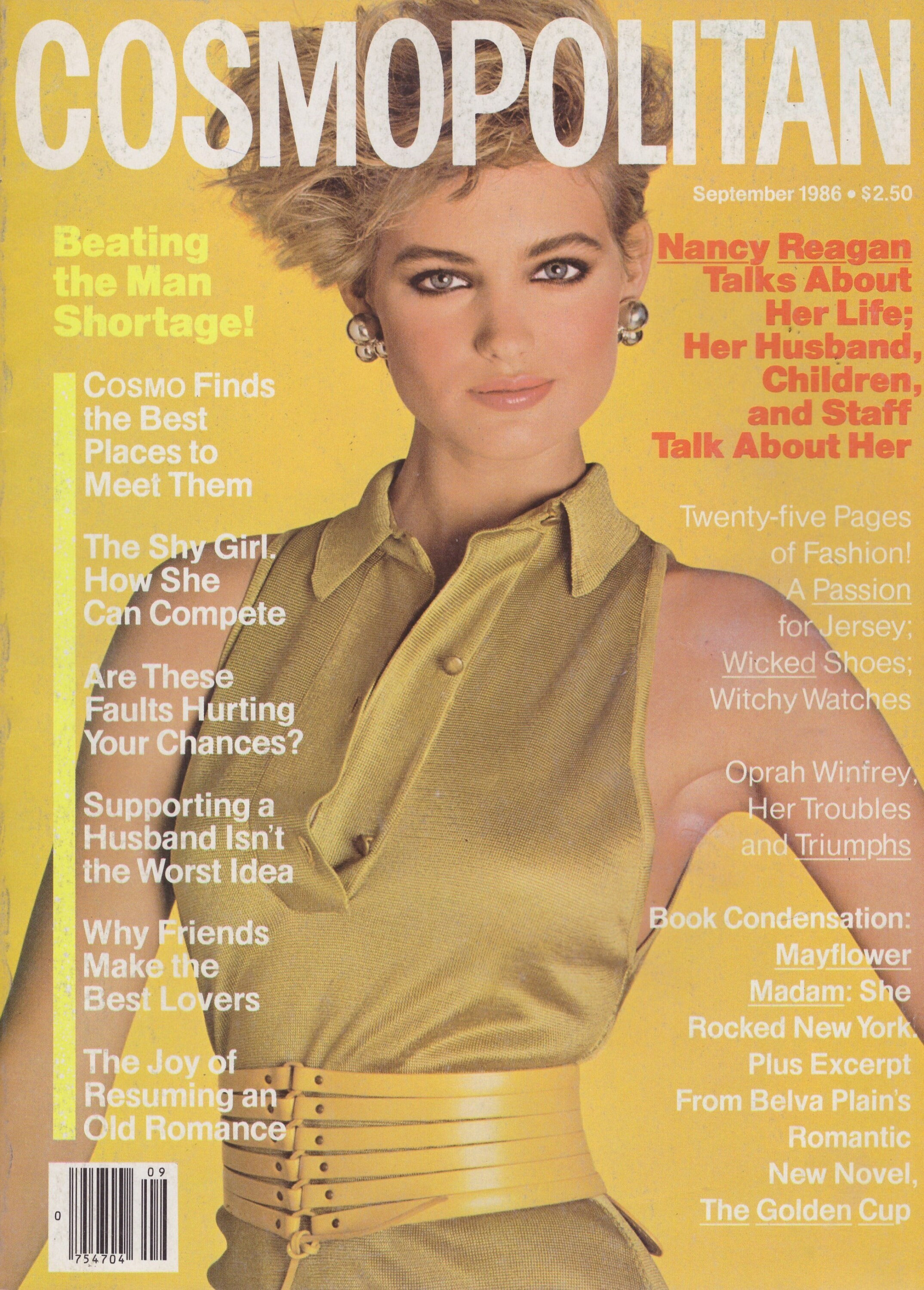 1986 Cosmopolitan Vintage Mode Magazin September Oprah Winfrey Nancy Reagan  Laura Dern Esther Shapiro Sidney Beagles 1980s - Etsy Schweiz, image size:2148x3000