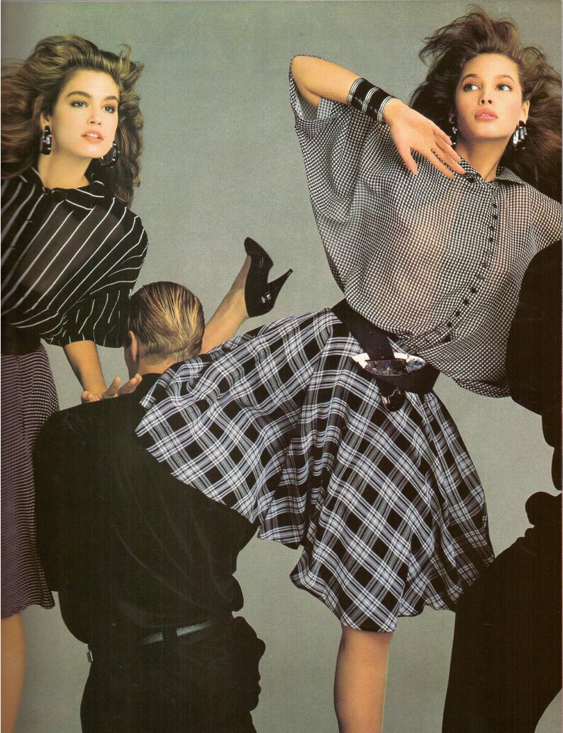 Мода 1987. Versace 1987.