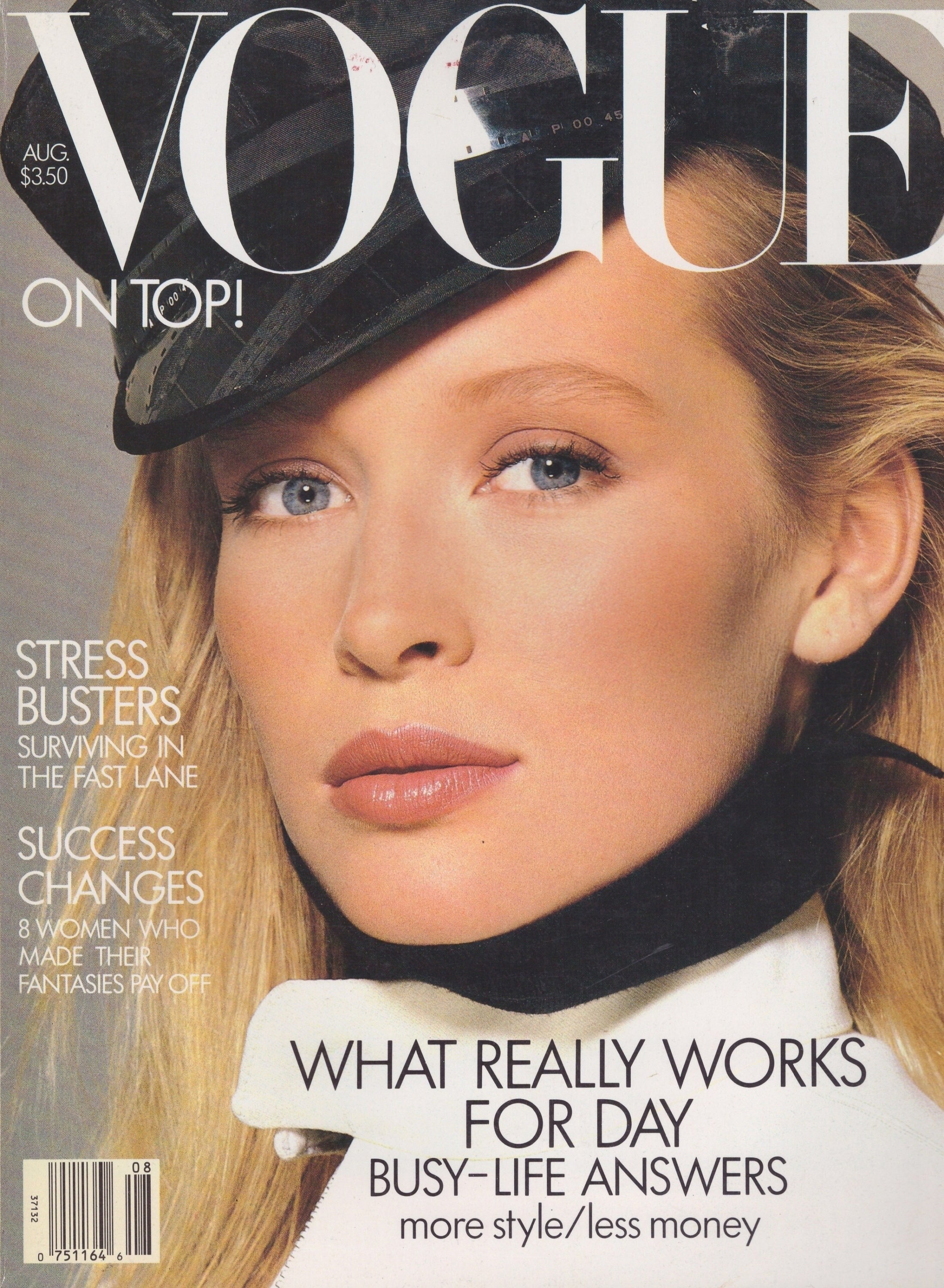 1987 Vogue Fashion Magazine August Gift Estelle Lefebure Tina - Etsy 1987 Vogue Fashion Magazine August Gift Estelle Lefebure Tina - Etsy