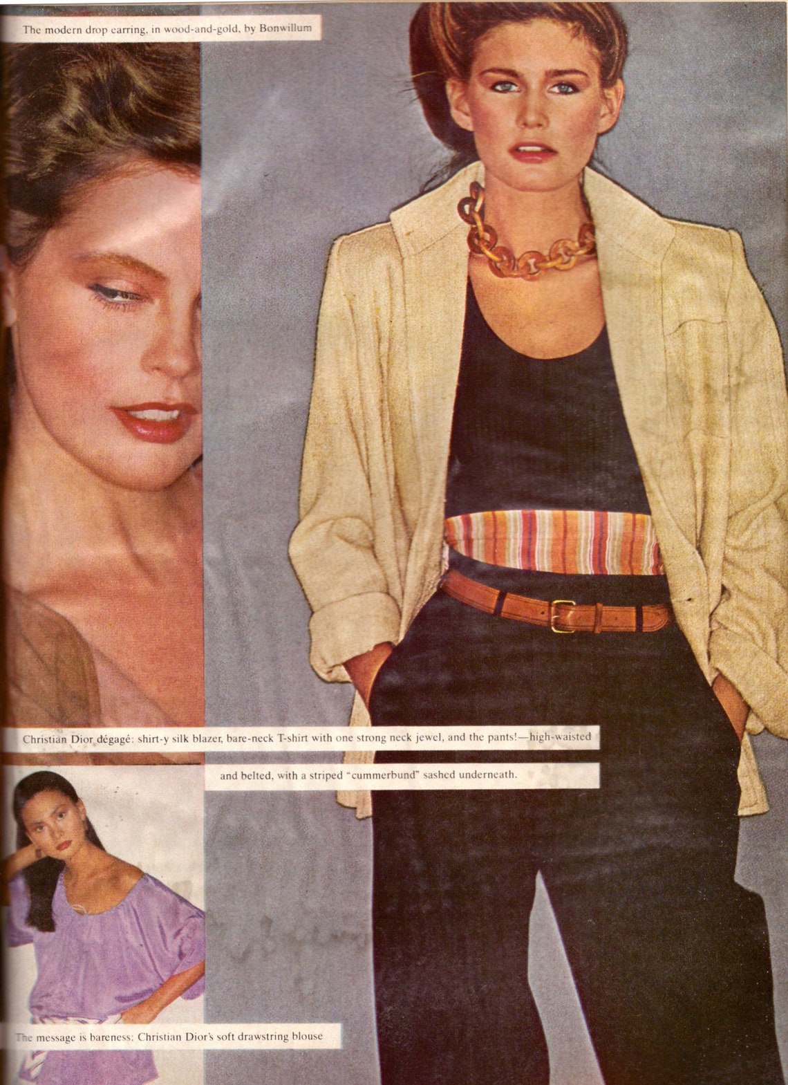 1978 March Vogue Vintage Fashion Magazine Jacqueline Bisset | Etsy