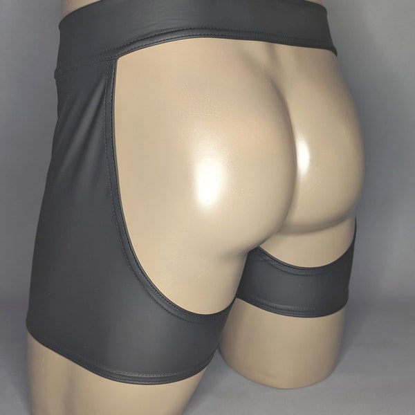 Assless Chaps Style Trunks-20+ Fabrics Physique Competition Shorts