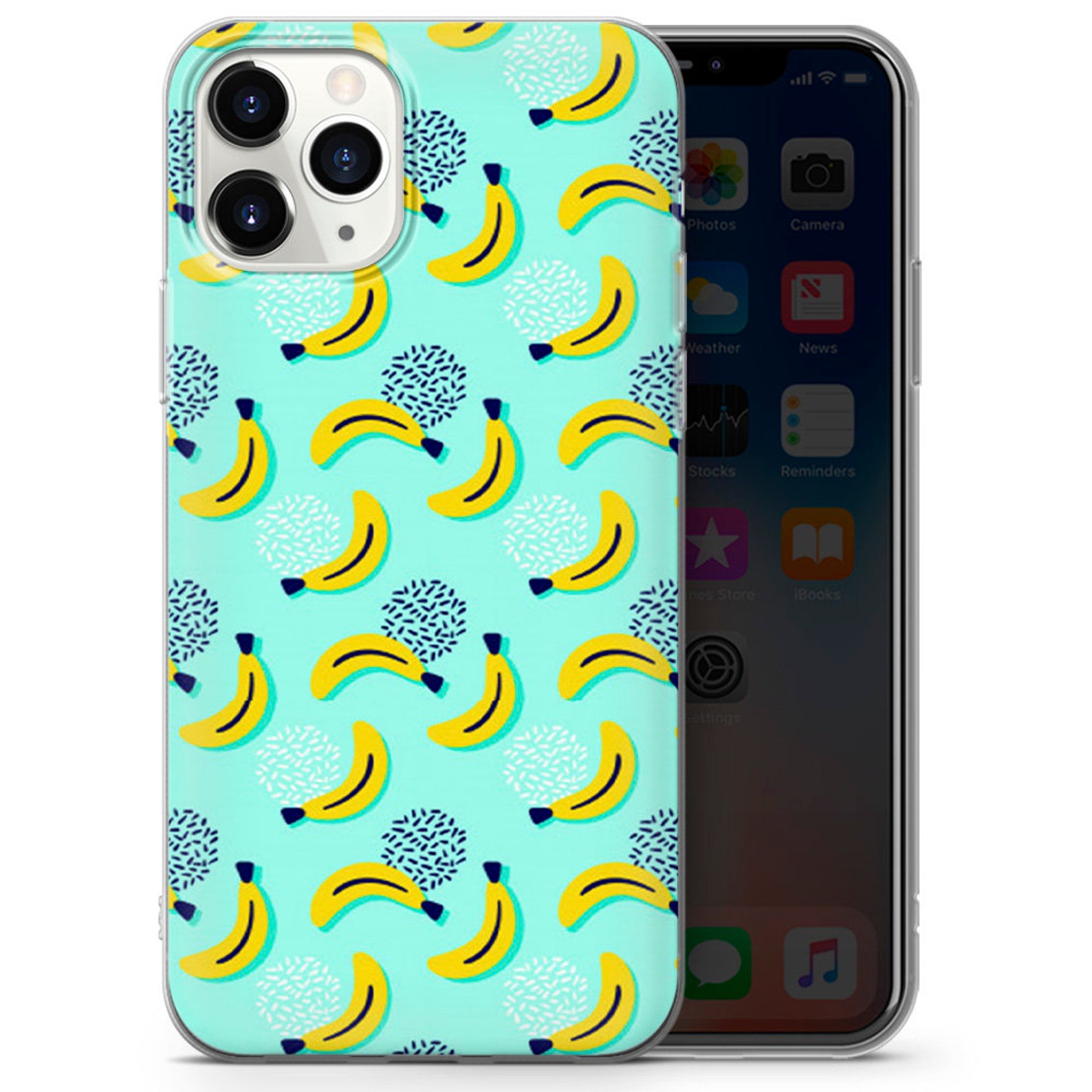 Banana Banana Pattern Banana Fruit Perfect Gift Phone Case Etsy