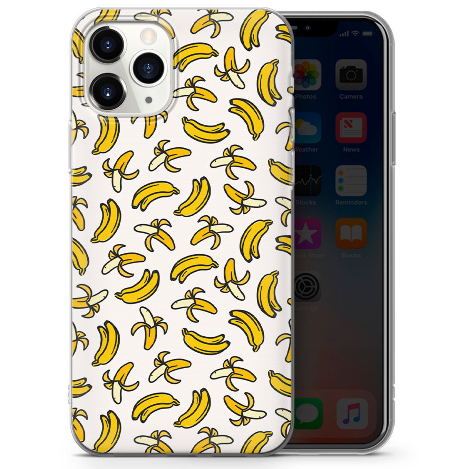 Banana Banana Pattern Banana Fruit Perfect Gift Phone Case Etsy