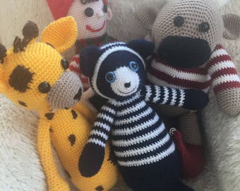 Crocheted toys