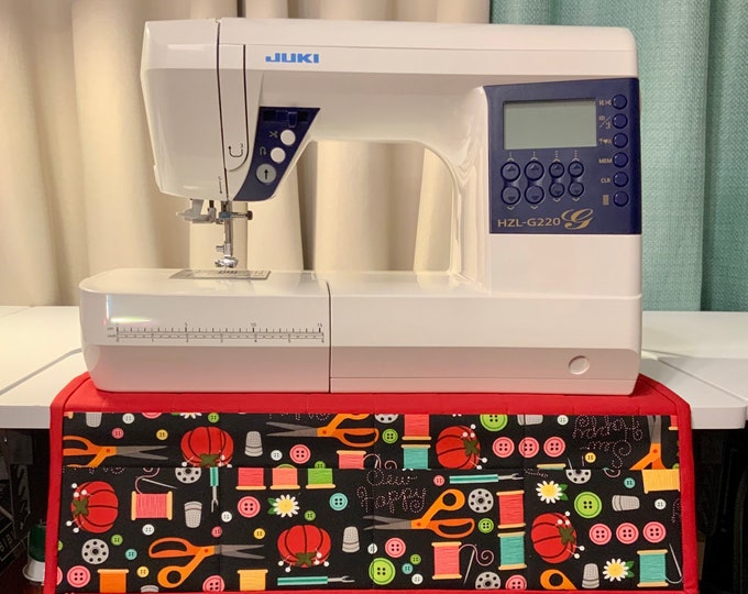 Sewing Machine Organizer, Sewing Machine Mat, 8 Pocket Sewing Machine