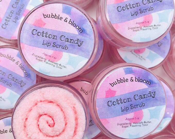 Cotton Candy Lip Scrub Lip Polish Etsy