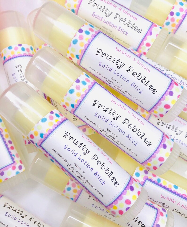 Fruity Pebbles Solid Lotion Stick Fruity Pebbles Fragrance Etsy