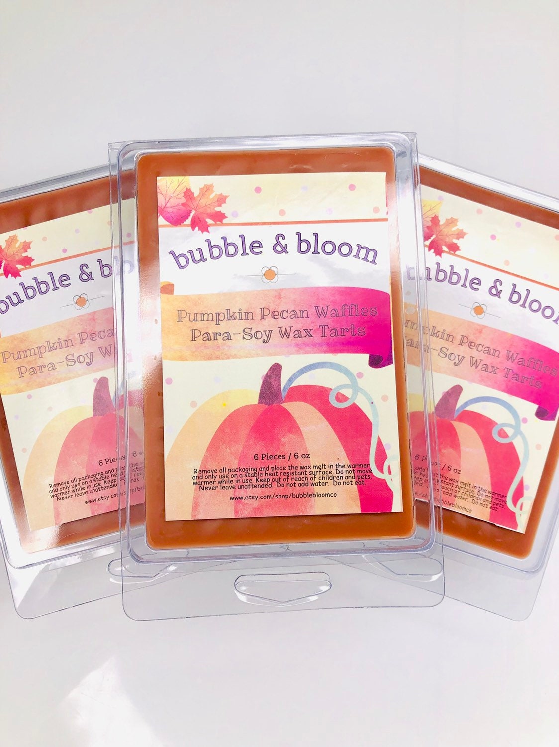 Pumpkin Wax Tarts Pumpkin Pecan Waffles Wax Melts Large 6 Oz Etsy