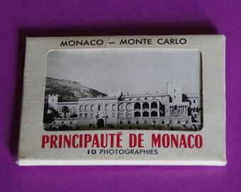 the Principality of Monaco souvenir 10 photographs