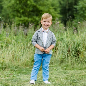 Baby Boy Wedding Outfit, Boys Linen Suit, Page Boy Outfit
