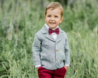 Ring Bearer Suit, Ring Bearer Outfit, Baptism Boy Outfit, Page Boy Outfit