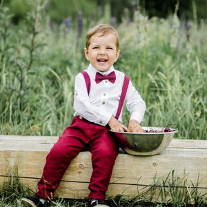 Ring Bearer Suit, Ring Bearer Outfit, Page Boy Outfit, Baptism Boy Outfit image 1