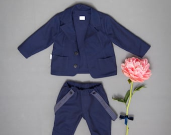 Ring Bearer Suit, Boys Formal Wear, Page Boy Outfit, Baby Wedding Outfit