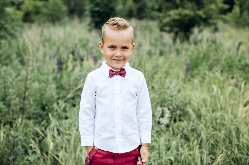 Baby Boy Bow Tie Newborn Bow Ties Toddler Bowtie Polka Dot Etsy UK