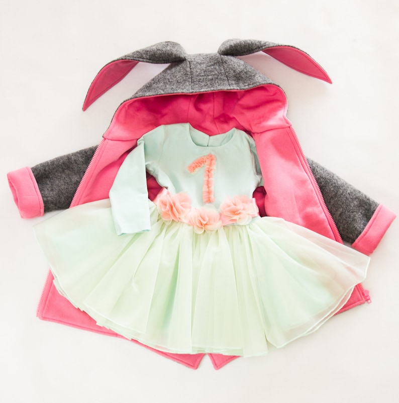 Baby Girl Jacket Rabbit Coat Hoodies for Girls Bunny Ears Etsy