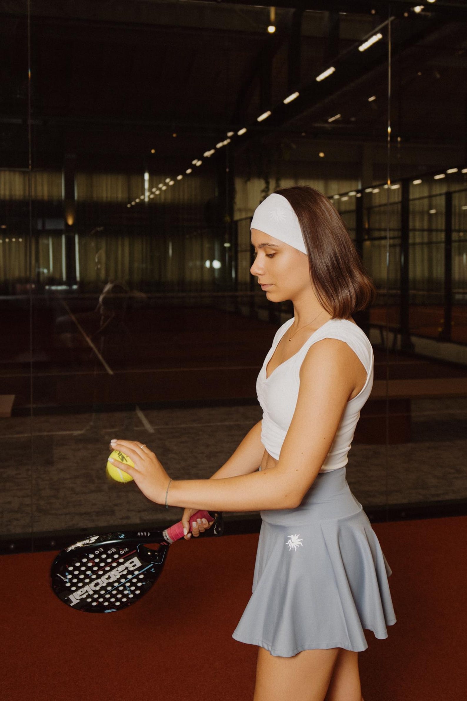 Wasit Padel High Waist Active Skirt: Blue Padel Tennis Skirt With Pockets - Etsy