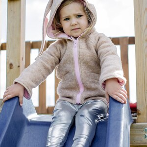 Baby girl jacket, Rabbit coat, Hoodies for girls, Bunny ears hoodie image 10