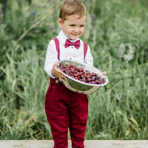 Ring Bearer Suit, Ring Bearer Outfit, Page Boy Outfit, Baptism Boy Outfit image 3