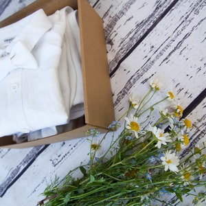 Baby Wedding Outfit, Ring Bearer Outfit, Boys Baptism Outfit, Boys Linen Suit image 6