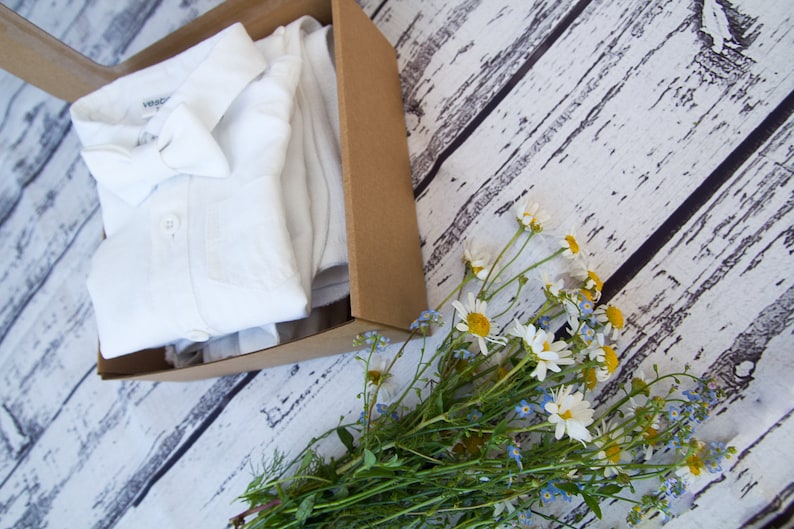 Baby Wedding Outfit, Ring Bearer Outfit, Boys Baptism Outfit, Boys Linen Suit image 6