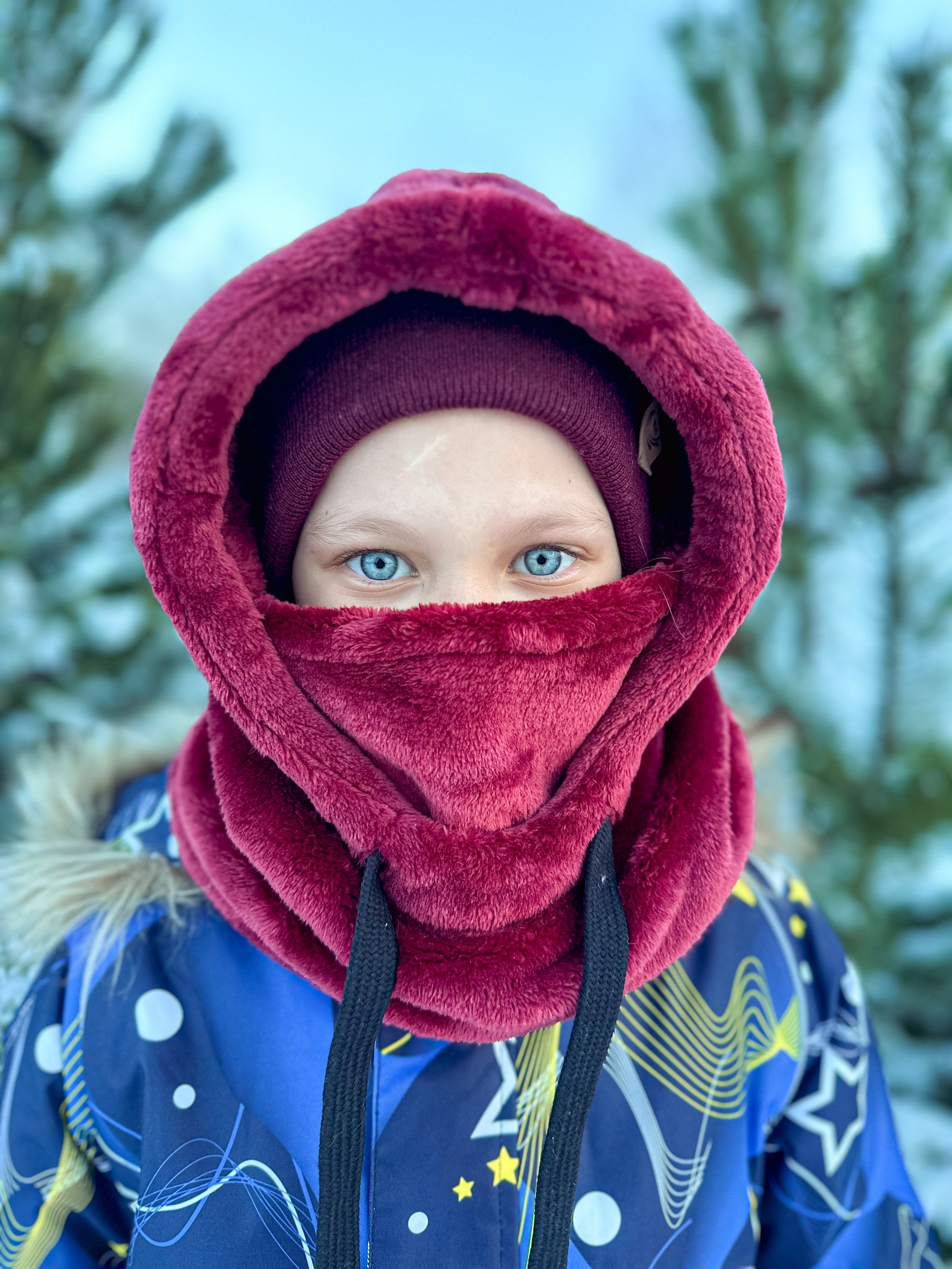 Nike Mask Kids' Fleece Balaclava Winter Ski Mask For Boys