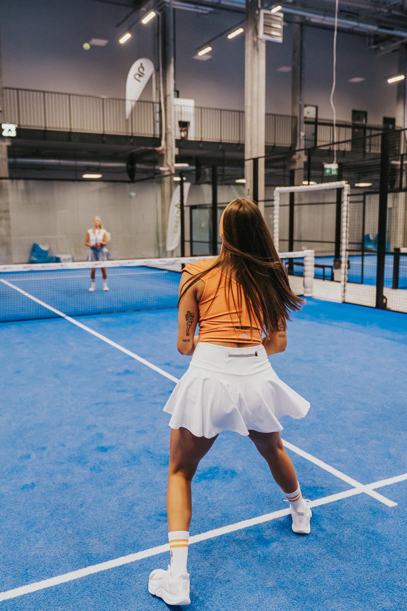 Wasit Padel White Padel Skirt: High Waist Tennis Skirt With Built-in Shorts - Etsy